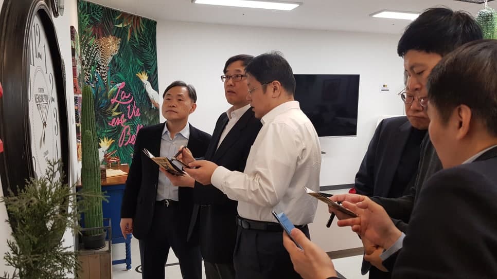 국내최대 벤처캐피탈 더웰스에서 방문해 주셨습니다