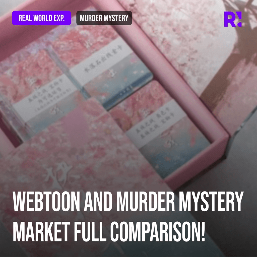 There's a Market as Big as Webtoons? A Head-to-Head Comparison of the Webtoon and Murder Mystery Markets!