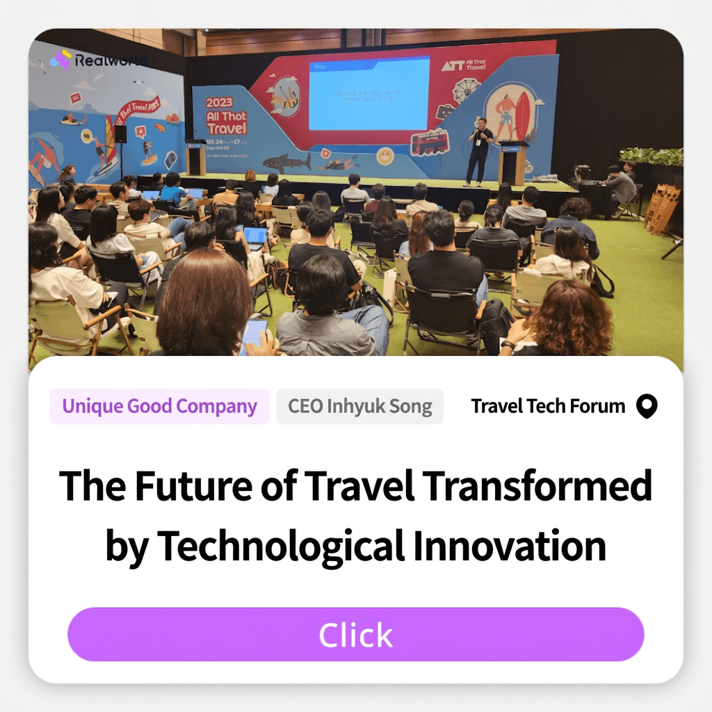 Travel Tech Forum, The Future of Travel Transformed by Technological Innovation - CEO Song In-hyuk