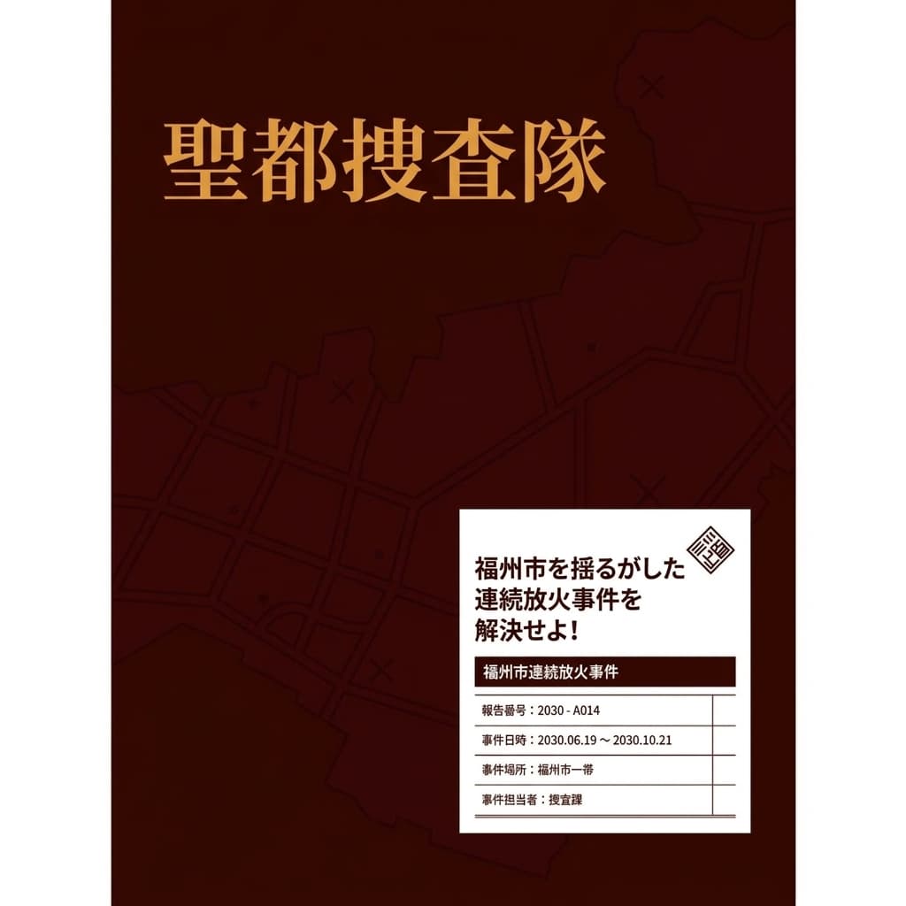 <聖都捜査隊> 予約販売開始！！！特典がどっさり~~