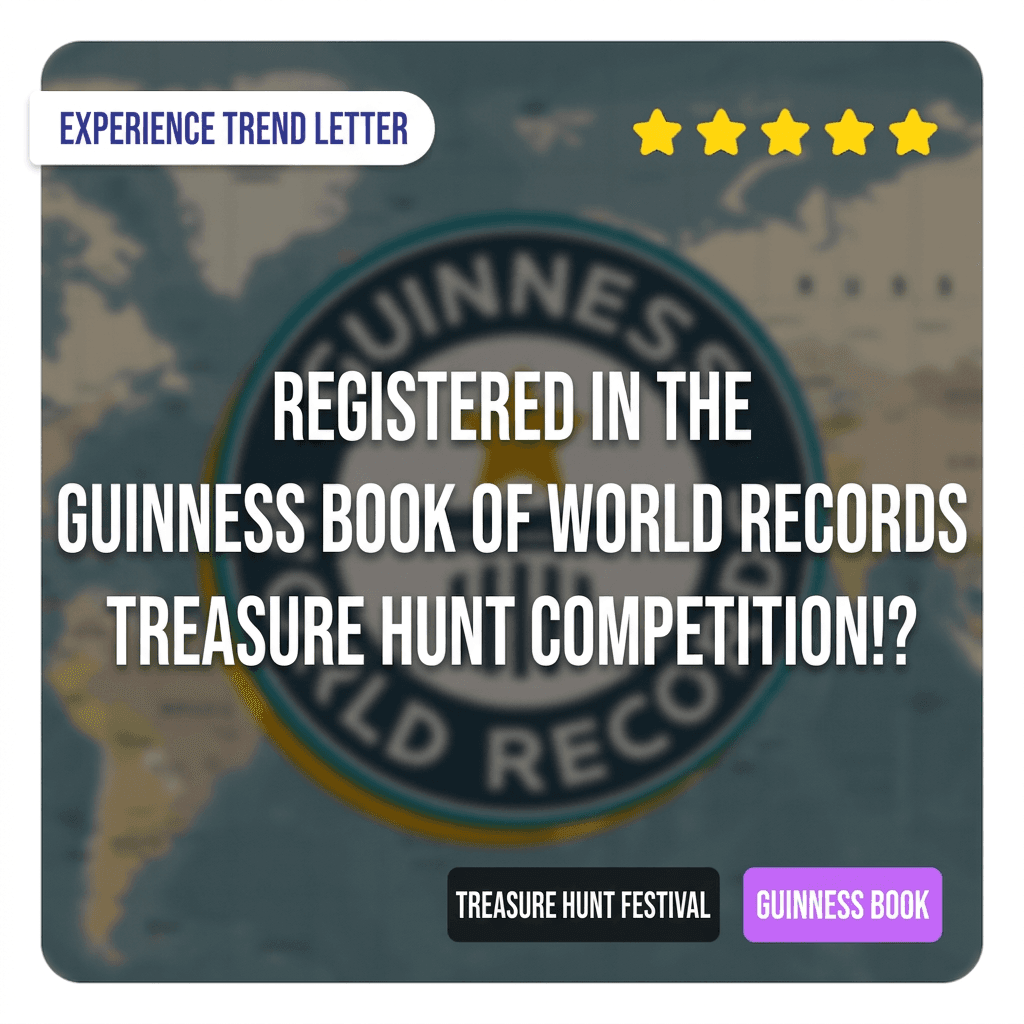 A treasure hunt competition registered in the Guinness World Records!?