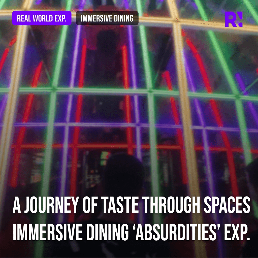 Now Even Dining is Immersive! Experience Report from Singapore's 'Absurdities'
