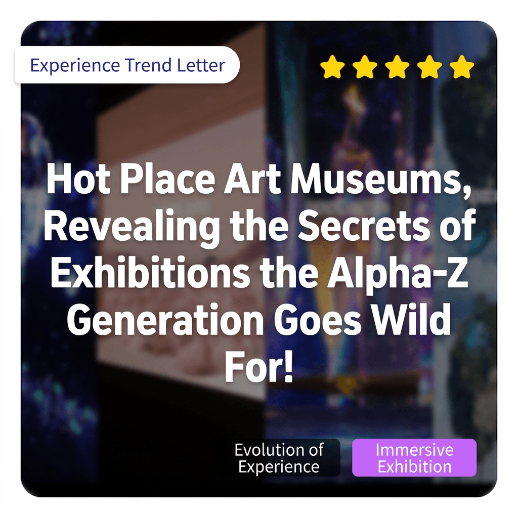 Museums becoming hot spots - uncovering the secrets behind exhibitions that Gen Z is going crazy for!