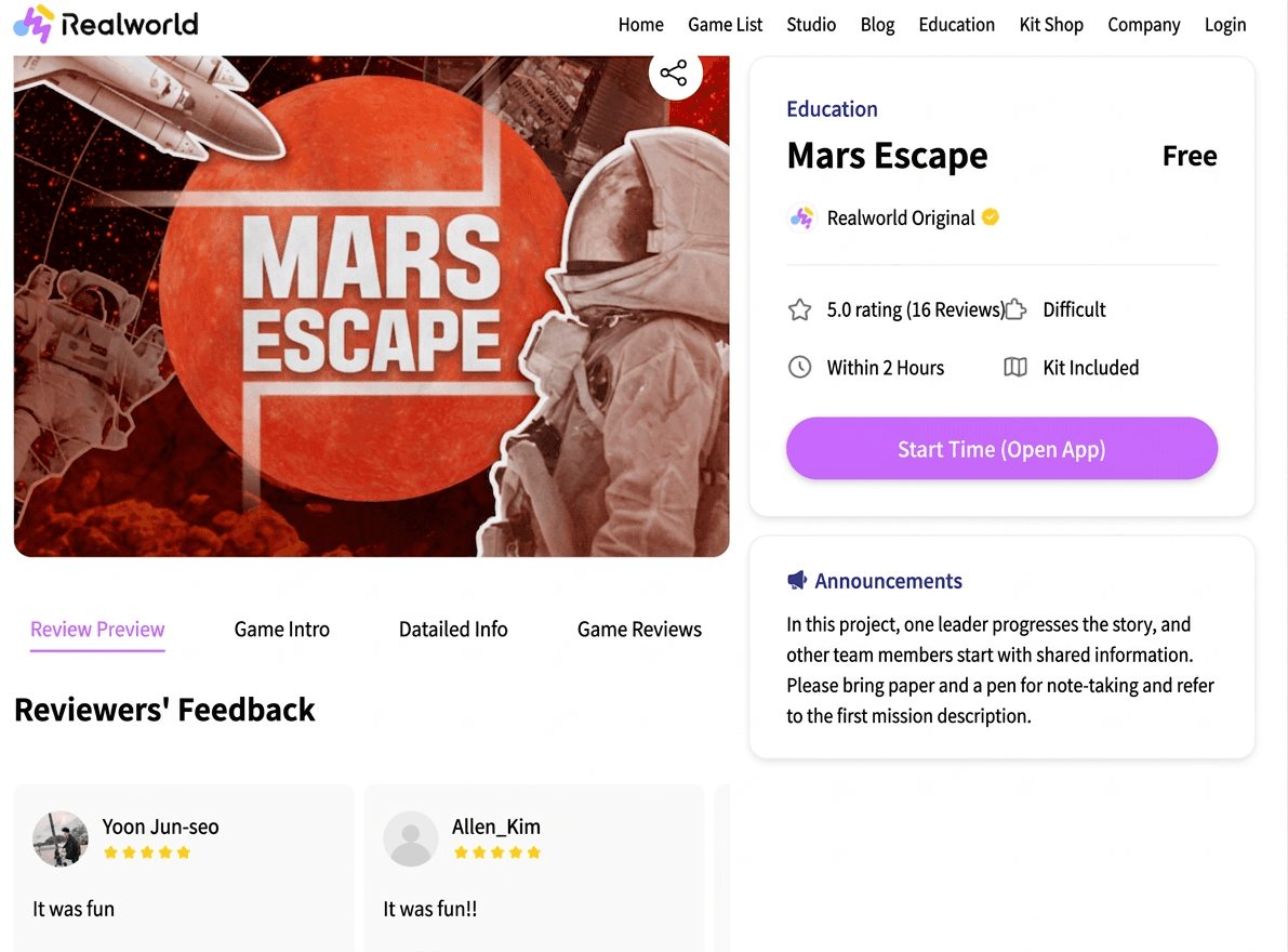 How Shinhan Financial Group Creates Teamwork Collaboration: Realworld Mars Escape