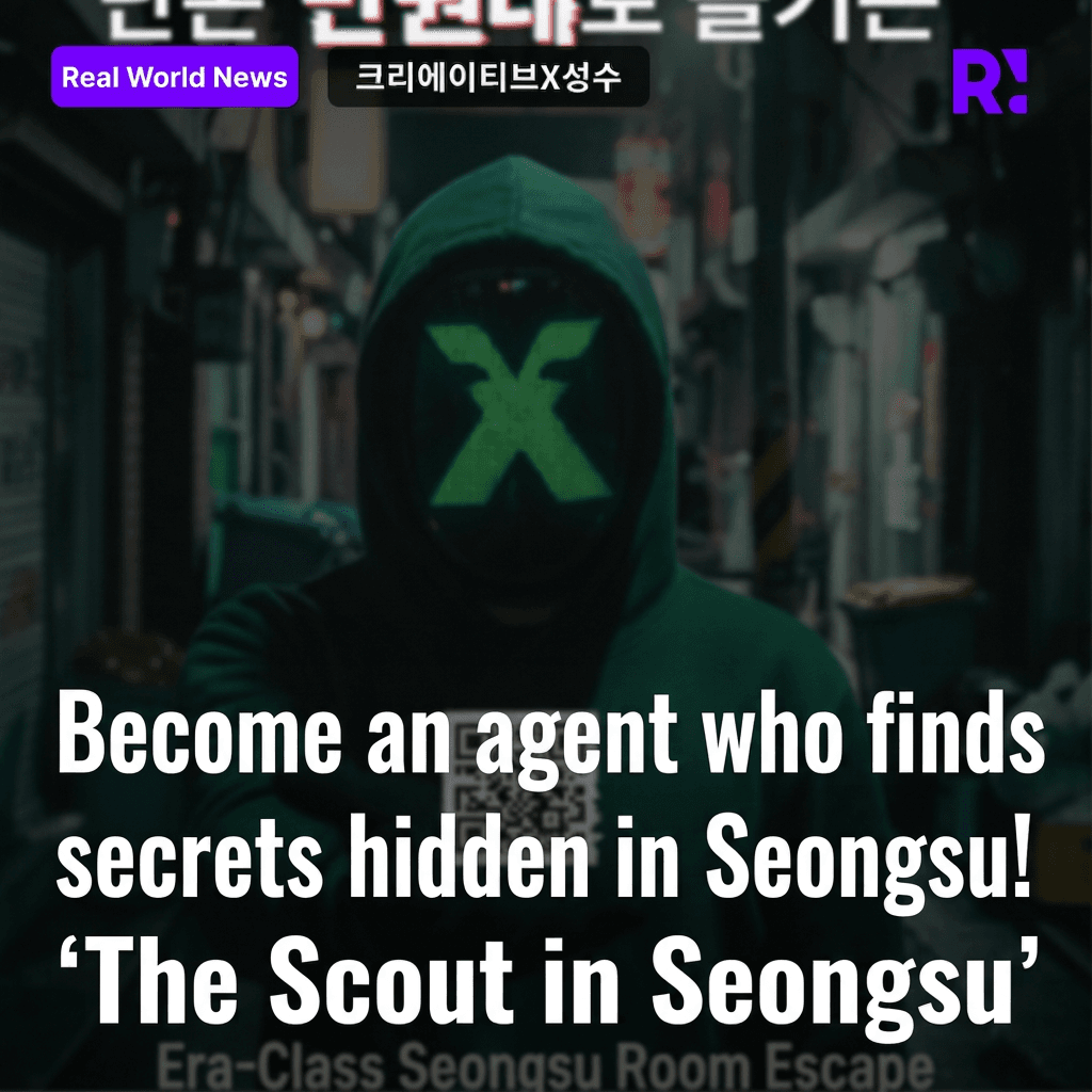 In September, become an agent searching for the secrets of Seongsu-dong! Creative X Seongsu's 'The Scout in Seongsu' - more fun than a popup store!