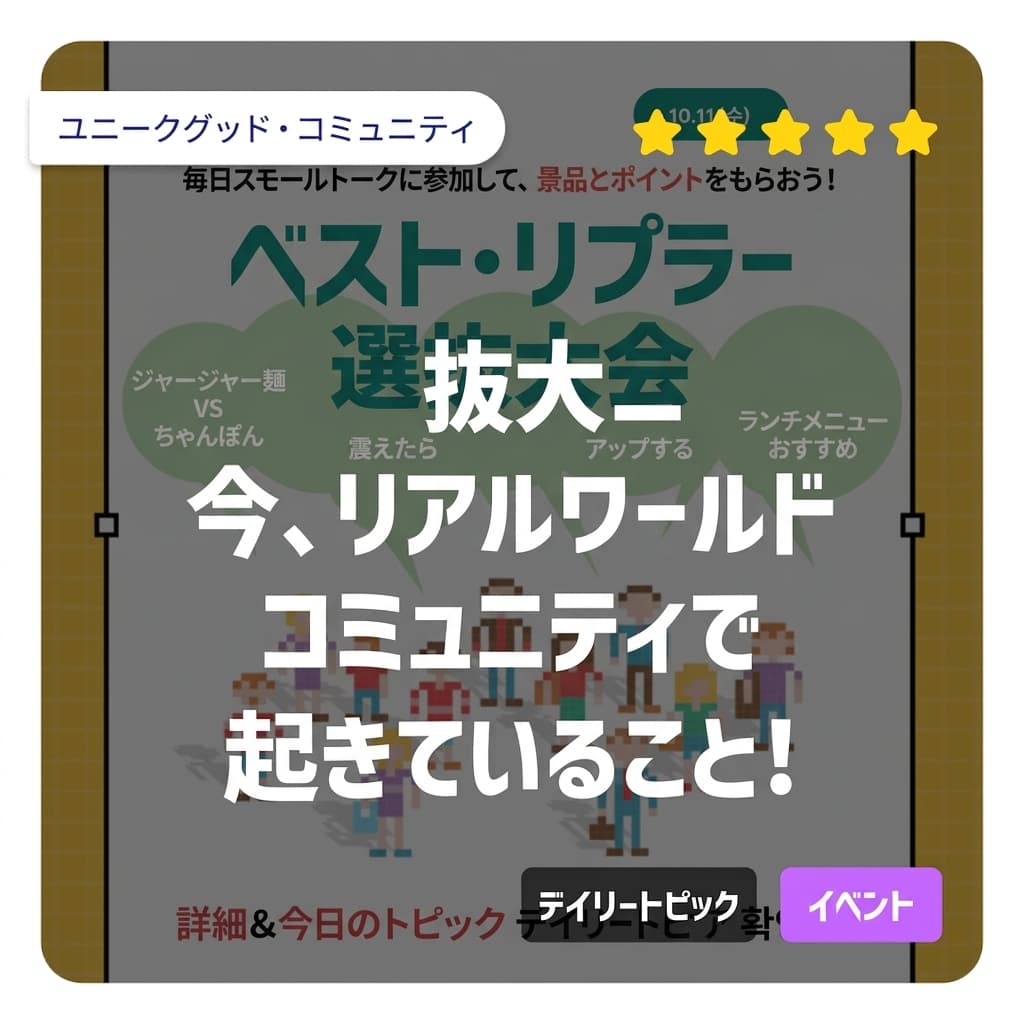 [イベント紹介] ベストリプラー選抜大会開催中！リプラー？それって何？