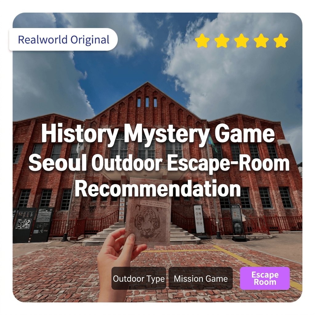 Seoul Outdoor Escape Room Recommendation: Historical Mystery Game <Memory Cinema> Series!