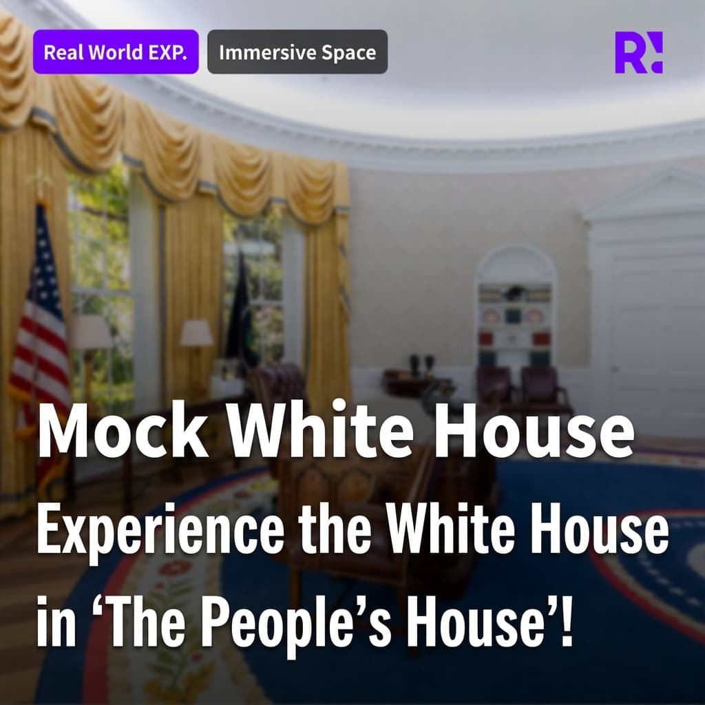 A White House Experience More Immersive Than the Real Thing? The Mock White House 'People's House'