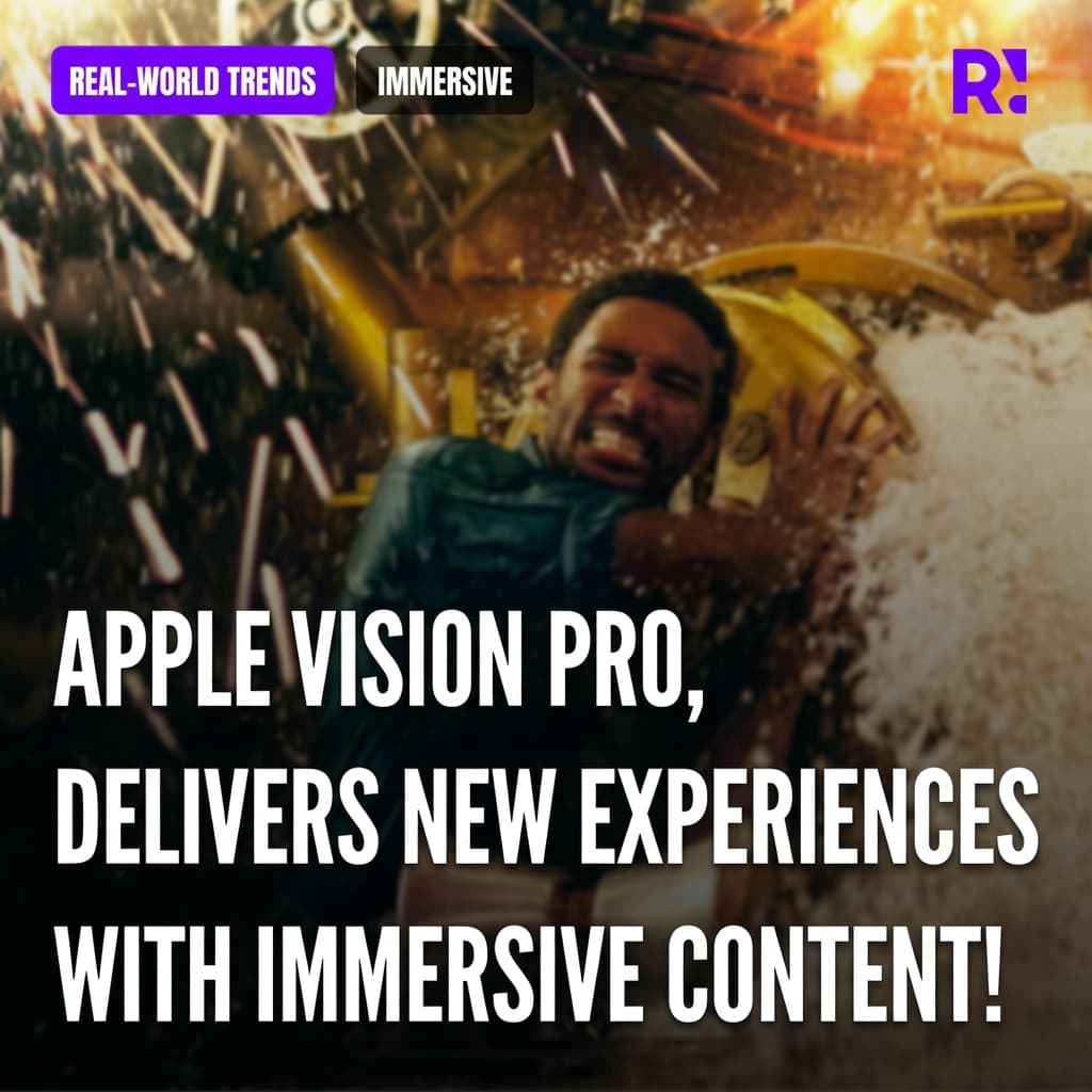 Ultimate Immersive Experience with Vision Pro: Apple's Immersive Content Cases