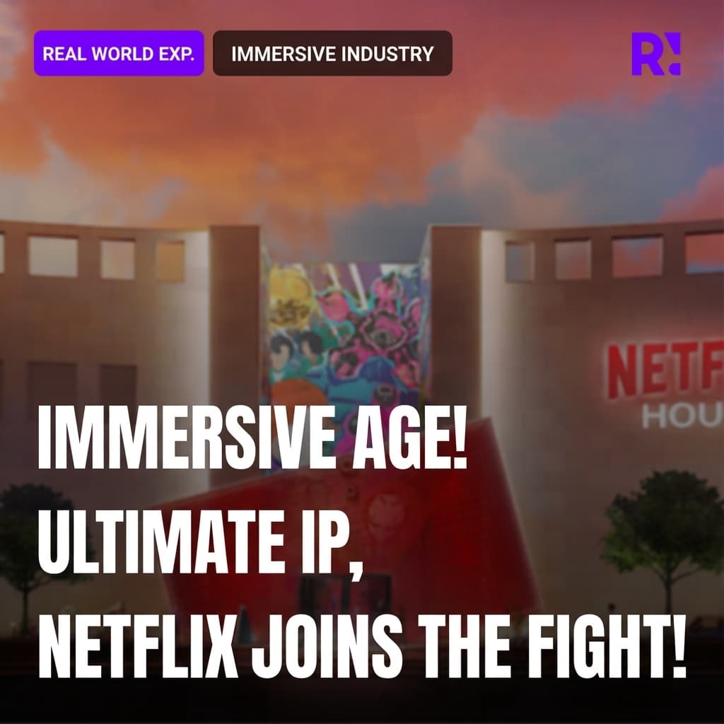 The ultimate IP is coming to immersive experiences! Netflix's experiential entertainment space 'Netflix House' is set to open in 2025!