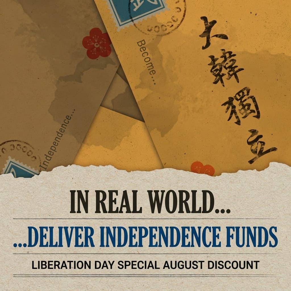 [Liberation Day Special August Discount] Deliver independence funds in Realworld!