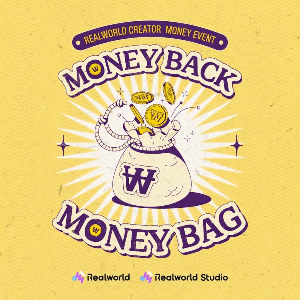 [Event] 💰Up to 10 Million Won! Realworld Creator Money Back