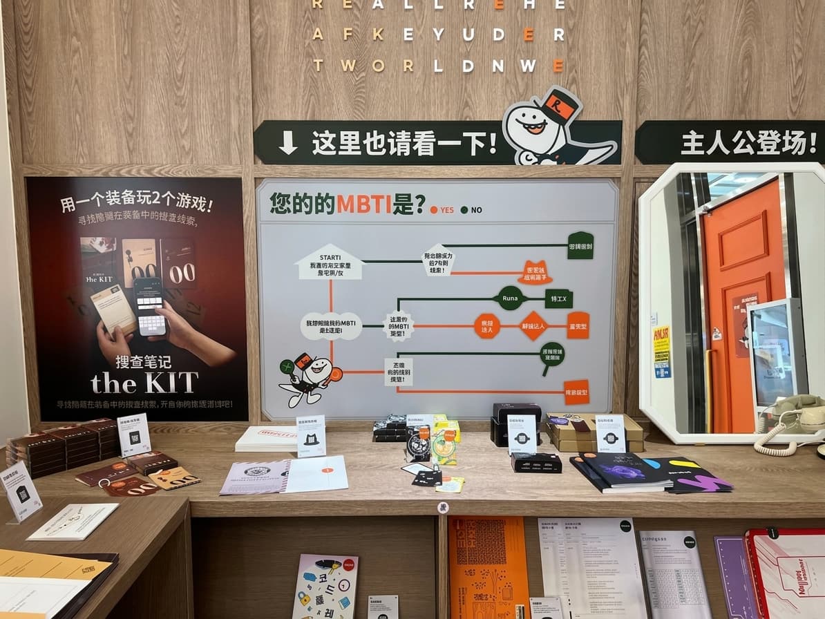 如果不想空手回家的话就带走吧！在Realworld成水店可以遇到的套装内容：'银河彼岸的恋人'、'侦探笔记 The Kit'