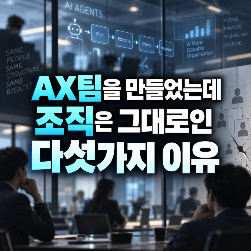 建立了AX团队，但组织保持不变的五个原因